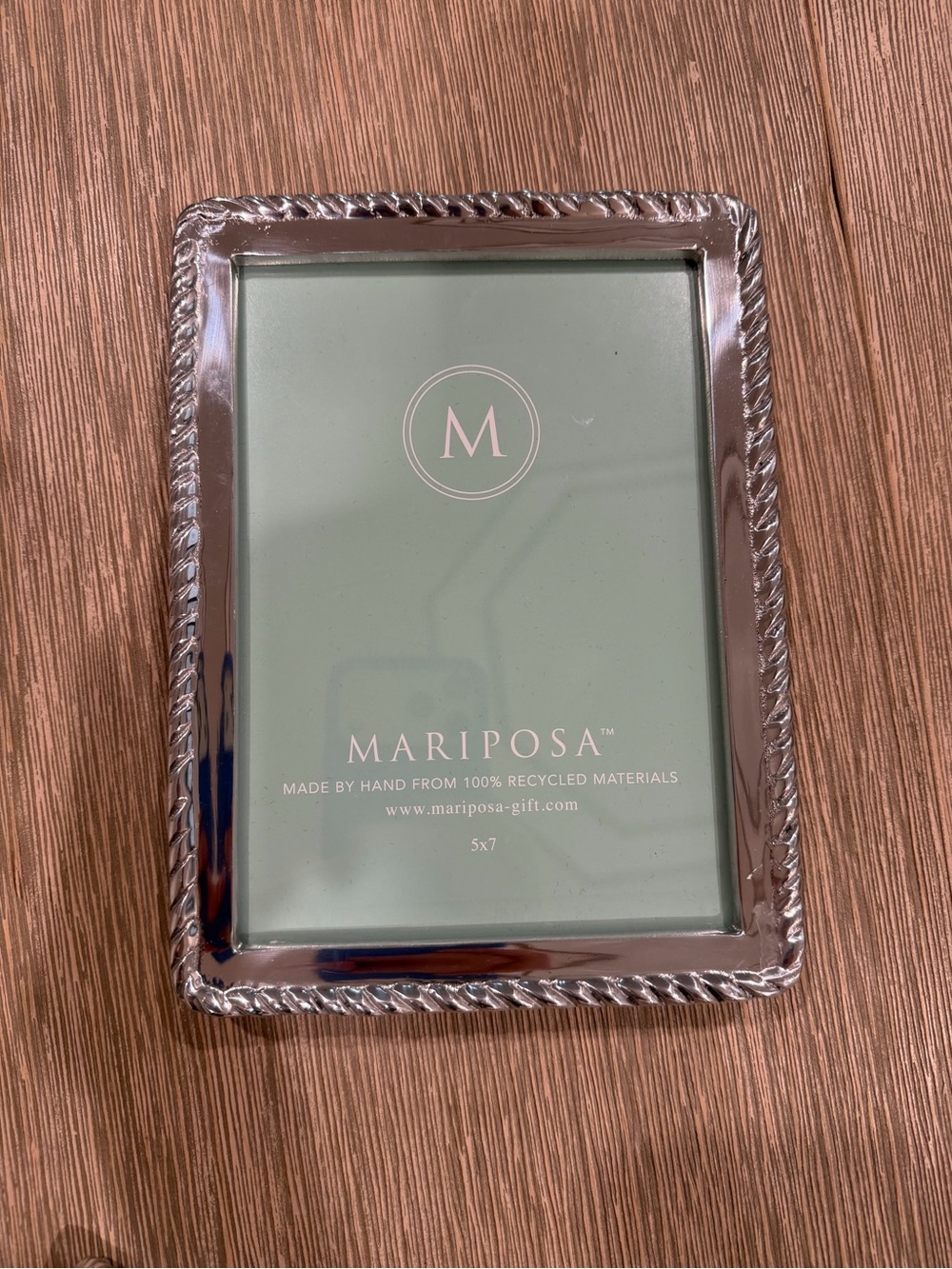 Mariposa Silver Rope-Edge Picture Frame - Picture 3 of 3